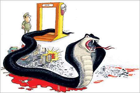 The beast of terrorismTerror slipped through our cordons again and again, angering the citizens. (Manjul / DNA)