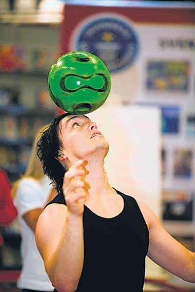 Guinness world record holder and football juggler Victor Rubilar answers questions on the sport and why he always wanted to perform in India.
