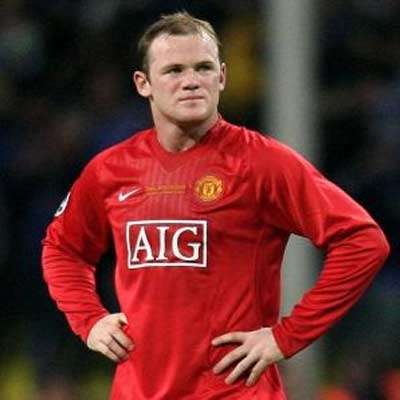 striker Wayne Rooney out