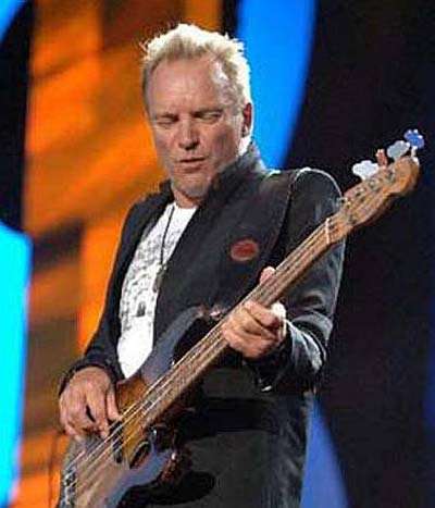 British musician Sting