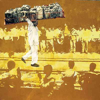 Artist Lifestyle on Artist Prakash Sonawane Pays Tribute To Mumbai S Dabbawalas In Art