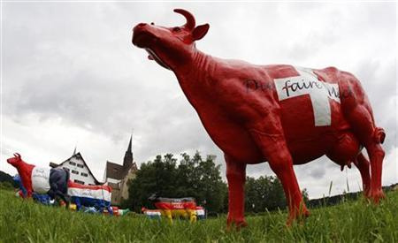 2. "Cow Parade"
Certainly these painted fibreglass cows had a certain charm when they first started popping up unexpectedly in various cities, but now it seems the world has had its fill. A few too many incarnations of this idea changed admiration to contempt.
(Reuters)