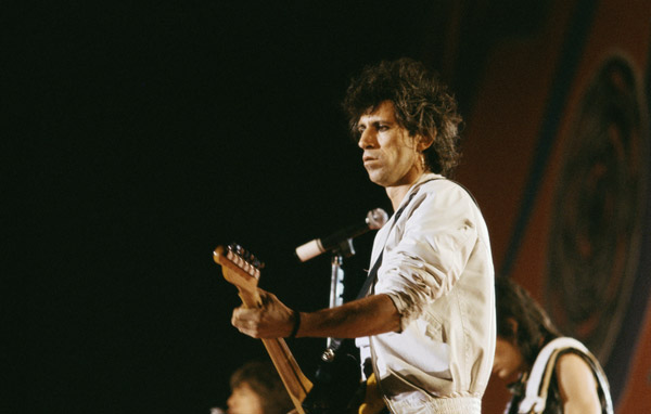 Keith Richards
inspired since boyhood by Elvis Presley’s guitarist Scotty Moore and Chuck Berry, the evergreen rocker is responsible for some of Rock ‘N’ Roll’s sharpest riffs. Richards’s style, like every Englishman on this list is drawn from the music of the United States. His blues-based rhythms have been the Stones’ calling card since the days when founder Brian Jones started sinking in to a drug-fuelled decline.