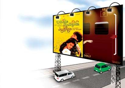 The minimalist posters <i>DDLJ</i> alongside the original posters