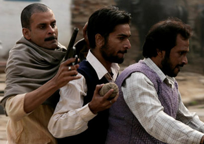 A scene from the film