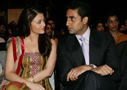 Abhishek Bachchan with wife Aishwarya