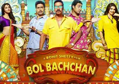 A poster of <i>Bol Bachchan</i>