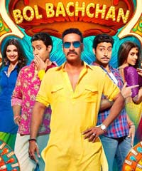 A poster of <i>Bol Bachchan</i>
