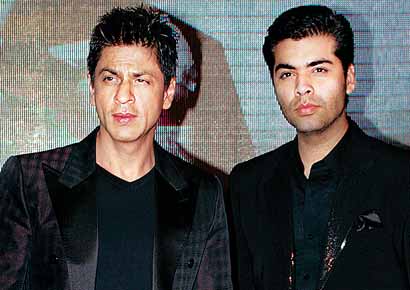 Shah Rukh Khan and Karan Johar
