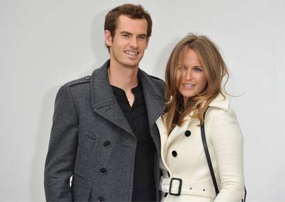 Andy Murray with Kim Sears