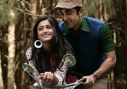 Ranbir Kapoor and Ileana D'Cruz in <i>Barfi</i>