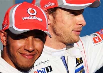Lewis Hamilton and Jenson Button