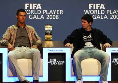 Lionel Messi and Cristiano Ronaldo