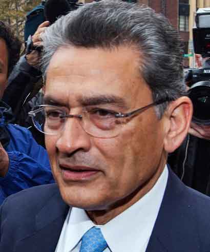 Rajat Gupta arrives at Manhattan Federal Court in New York