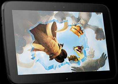 Google Nexus 10 <br><i>Photo courtesy: www.google.com</i>