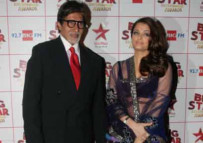 Amitabh Bachchan with Aishwarya Rai