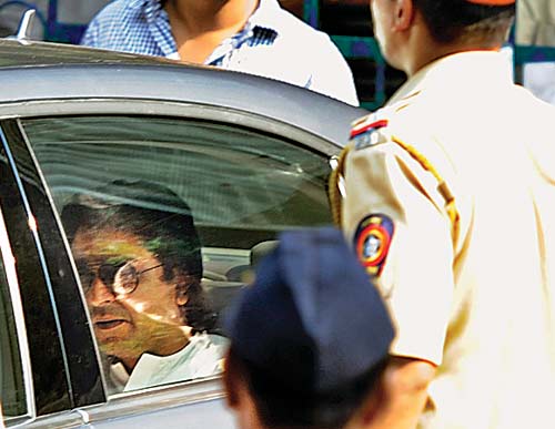 Raj Thackeray
Raja, as he is lovingly known by his uncle (both men share a talent for cartoons and oration), has been visiting his uncle's side.
What the future holds for the man once seen as the Sena heir-apparent before he floated the Maharashtra Navnirman Sena, remains to be seen.