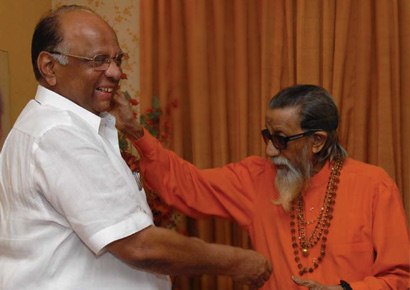 Bal Thackeray and Sharad Pawar