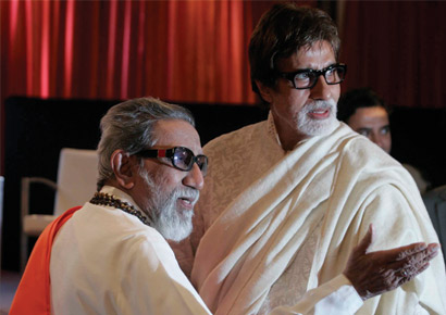 Bal Thackeray and Amitabh Bachchan