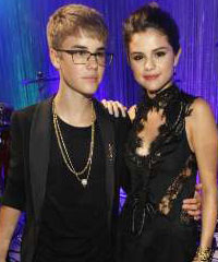 Justin Bieber and Selena Gomez