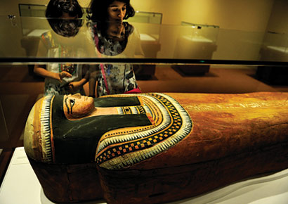 First 3D virtual unwrap of Esperennub, an Egyptian mummy, at the Prince of Wales Museum at Kala Ghoda