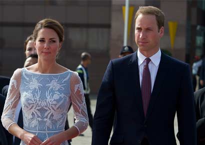 Kate Middleton with Prince William