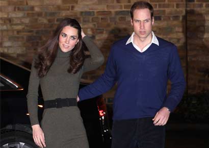 Kate Middleton with Prince William