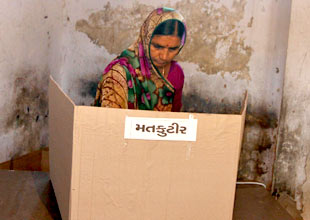 Pics: Gujarat votes in first phase