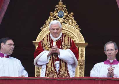 Pope Benedict XVI delivers his traditional Christmas 