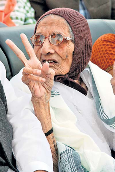 Modi's mother Hiraben