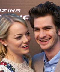 Emma Stone and Andrew Garfield Emma Stone and Andrew Garfield