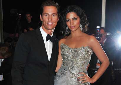 Matthew McConaughey with Camila Alves