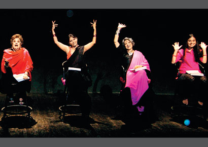 The cast of Vagina Monologues in Hindi