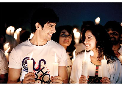 Kartik Tiwari and Nushrat Bharucha.