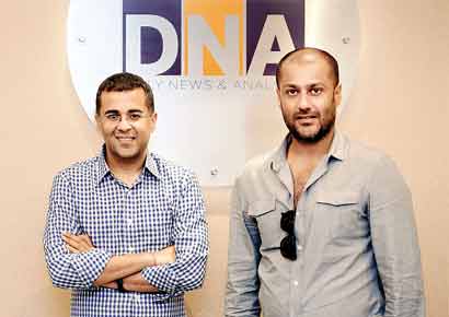 Abhishek Kapoor and Chetan Bhagat 