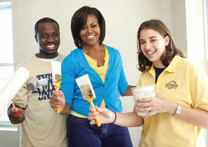 Michelle Obama 

Picture courtesy Twitter