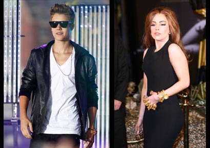 Justin Bieber and Lady Gaga