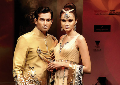 Models in Archana's collection that was shown at the last BFW Summer/Showers