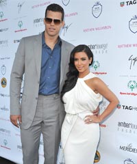 Kim Kardashian with Kris Humphries