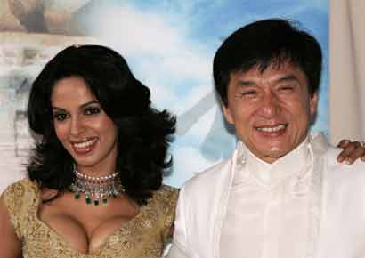 Jackie Chan and Mallika Sherawat