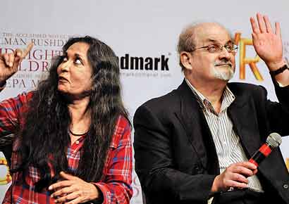 Deepa Mehta with Salman Rushdie