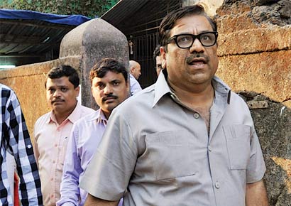 Machindra Chate outside the Bhoiwada court on Thursday.