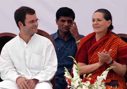 Sonia and Rahul Gandhi