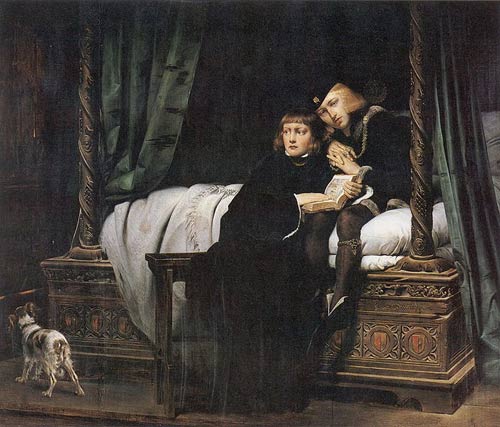 King Edward V and the Duke of York in the Tower of London by Paul Delaroche