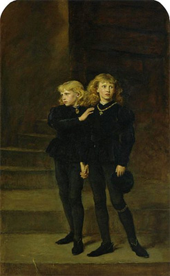 The Two Princes Edward and Richard in the Tower, 1483 by Sir John Everett Millais, 1878