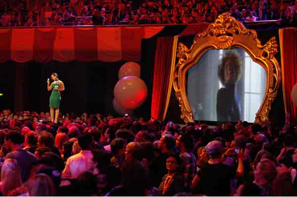 Alice on MTV's EMA's 2012 giving tribute to Whitney.