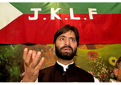 A file photo of JKLF chief Yasin Malik.