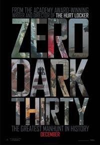 The poster <i>Zero Dark Thirty</i> 