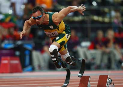 A file photo of Oscar Pistorius.
