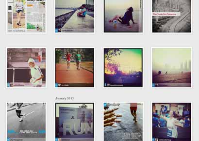 A screenshot of the community page